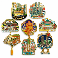 Aimant de réfrigérateur personnalisé Perfection Création d'un souvenir de voyage unique Cadeaux culturels et créatifs mémorables Aimant en émail