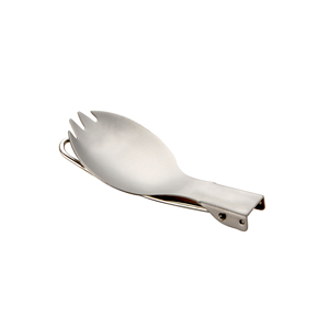 Ensemble de couverts de camping en titane de haute qualité au design moderne, cuillère-fourchette avec manche pliable pour fêtes, soins de bébé, assiette métallique - Product Image 1
