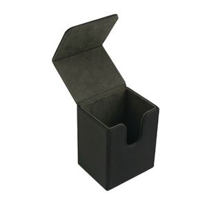 Boîte de rangement compacte et portable en cuir PU pour cartes de jeu, modèle FX Single Door Small Diamond, pour cartes à collectionner - Product Image 2