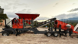 Trituradora móvil: trituradora de caja móvil portátil personalizable, adecuada para plantas de trituración de piedra, equipada con diésel - Product Image 3