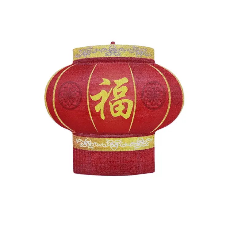 Nieuwe Chinese Stijl Ontwerp Promotie Spot Cartoon Souvenirs Mini Magnetische Koelkast Magneten Lantaarn Ontwerp Custom Magneet