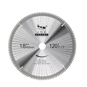 LITTLE ANT Lama Circolare da 18 Pollici con Punta in Carburo per Taglio <span class=keywords><strong>Legno</strong></span>, HDF, MDF, Disco da Taglio da 450mm - Product Image 1