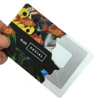 Kostenloses Design Individuelle Transparente PVC-Karten, Wasserdicht mit QR-Code für Visitenkarten, Klare Smarte NFC-Geschäftskarte aus Kunststoff