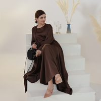 Ramadan 2 pièces ouvert Abaya robe ensemble Dubai perlé caftan Robe assortie sans manches Robe musulmane Kimonos dames Cardigan robes