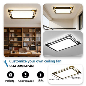 Lámpara de Techo LED Moderna Nórdica Cromada para Sala de Estar, Decoración del Hogar, Control Remoto, 220V, Regulable, 30W, IP44, Cubierta de Hierro y Acrílico, 6000K - Product Image 3
