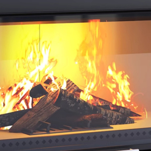 Chimenea de <span class=keywords><strong>leña</strong></span> para exteriores de pellets de interior moderna Inserto de estufa independiente de <span class=keywords><strong>hierro</strong></span> <span class=keywords><strong>fundido</strong></span> con Vista de vidrio Calefacción de <span class=keywords><strong>leña</strong></span> fácil - Product Image 2