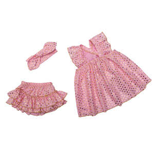 Vêtements de Boutique pour Enfants en Gros, Ensembles de Vêtements d'Été Tissés pour Nouveau-nés (Haut et Culotte), Ensembles de Vêtements Formels 2 Pièces - Product Image 4