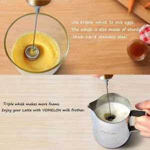 Automatic Milk Frother with Coffee Foam Maker <b>Battery</b> Operated Cappuccino Tool with Sleeve for Tea & Coffee Accessories - Product Image 3