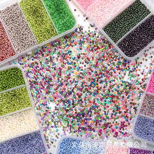 Acrylic Seed <b>Beads</b> <b>Set</b> 5 Compartment 2mm Round Loose <b>Beads</b> For Jewelry Making DIY Bracelet Necklace Crafting Accessories - Product Image 5