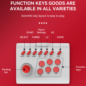 Nouvelle manette de jeu sans fil BT, <span class=keywords><strong>joystick</strong></span> de combat d'arcade, <span class=keywords><strong>Street</strong></span> <span class=keywords><strong>Fighter</strong></span> pour ordinateur, PC, Android, IOS, téléphone mobile, Switch, TV, P4 - Product Image 2