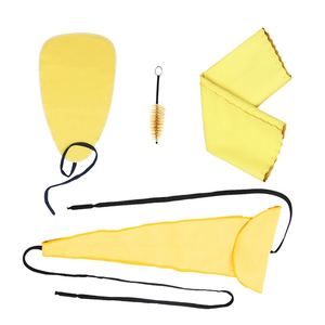 सैक्सोफोन सैक्स सफाई देखभाल किट 3 पीसी सफाई कपड़े + मुखपत्र ब्रश संगीत उपकरण रखरखाव उपकरण - Product Image 6