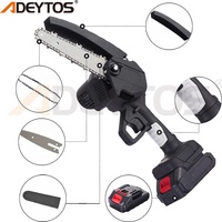 Gergaji Rantai Bertenaga Baterai DIY Gergaji Kayu OEM Dapat Disesuaikan Gergaji Mini Tanpa Sikat