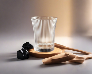 Verre à shot en verre transparent côtelé et évasé <span class=keywords><strong>de</strong></span> 60 ml, verre à shot cannelé pour service <span class=keywords><strong>de</strong></span> bar, dégustations, fêtes et événements traiteur - Product Image 1
