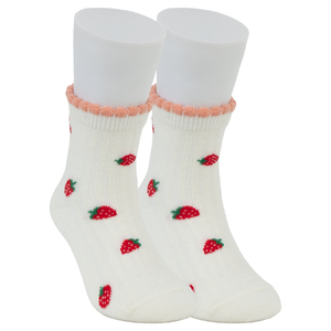 <span class=keywords><strong>Calzini</strong></span> da Yoga traspiranti in cotone alto a maglia alla fragola <span class=keywords><strong>per</strong></span> studenti con comodo Logo con fondo in cimosa <span class=keywords><strong>per</strong></span> la primavera - Product Image 6