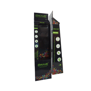 Hot selling corrugated paper bakery display cabinet cardboard cake stand display cases shop shelves