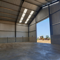 Edificio de Almacenamiento Prefabricado de Estructura de Acero Ligero Moderno para Taller Industrial, Escuela, Apartamento, Centro Comercial y Almacenamiento al Aire Libre