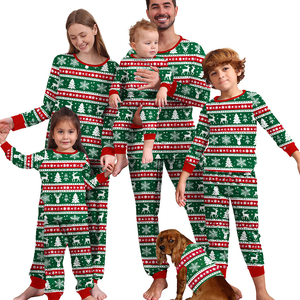Ensemble familial Hongbo, vêtements de Noël, pyjamas, <span class=keywords><strong>maman</strong></span>, papa et moi, tenues assorties pour la famille, adaptées aux festivals et aux fêtes de famille - Product Image 2