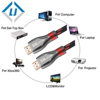 Oullj — câble HDMI 8K haute vitesse, prise en charge, pour ordinateur, DVD bleu, HDTV, PS3, DVD