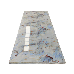 Panneau mural en PVC marbré doré de grande taille, prix compétitif, conception ODM OEM pour la construction de bâtiments intérieurs - Product Image 6
