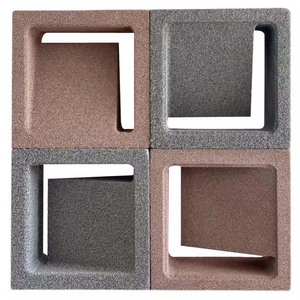 Autoclaved đất sét xi măng bọt rỗng gạch firebrick đẹp nền tường trang trí vuông gốm rỗng gạch phân vùng - Product Image 2