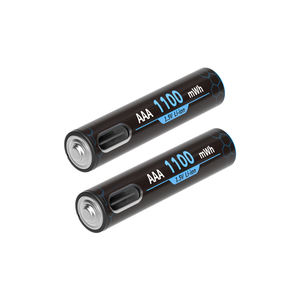 PUJIMAX 2 шт. 1,5 В USB аккумуляторная батарея AAA 542 мАч литий-ионный зарядный кабель типа C 2 1 для колонок - Product Image 1