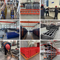 Étagère cantilever extensible à commande manuelle YOCHU, robuste, pour le stockage en entrepôt en acier
