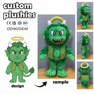 Fabricant de jouets en peluche personnalisés de haute qualité, poisson-bouffant à dents pointues hautement réalistes, décoration sur le thème de la vie marine, peluche personnalisée - Product Image 2