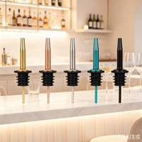 Verseur de vin et spiritueux en acier inoxydable, bec verseur pour bouteille de liqueur, outil de bar pour whisky, cocktail, barman