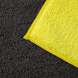 Serviette en microfibre 350gsm 400gsm 40x40, chiffon de nettoyage en gros, serviette de lavage de voiture, pack de 36 pièces, serviette de nettoyage de voiture en microfibre personnalisée - Product Image 3