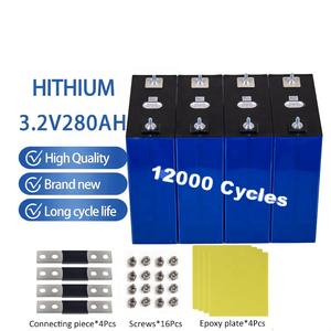 Baterai Lithium Ion prismatis 3.2V 280ah, baterai 10000 Cycle Life Hithium Lifepo4 untuk sistem penyimpanan energi - Product Image 1
