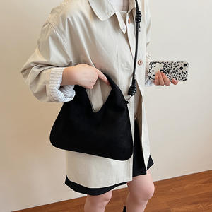 Sacs à main pour filles, nouveau design 2026, ambiance estivale, sac fourre-tout en cuir suédé matelassé, sac bandoulière tendance - Product Image 3