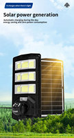 Lampadaire Solaire CCTV Intégré avec Logo Personnalisé, Détection PIR 4G WiFi, Éclairage de Sécurité Extérieur Étanche pour Route, Cour, Vision Nocturne
