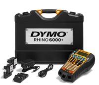 Imprimante d'étiquettes industrielle DYMO Rhino 6000+ – Étiqueteuse thermique pour marquage de câbles, tubes thermorétractables, électriciens réseau et FTTH