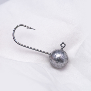 Hameçons Jig Head OEM personnalisés en plomb, 1g-10g, 10 pièces/sac, pour la pêche au bar et aux poissons d'eau douce, la pêche en mer, sur la plage et en eau rocheuse, matériel de pêche - Product Image 1