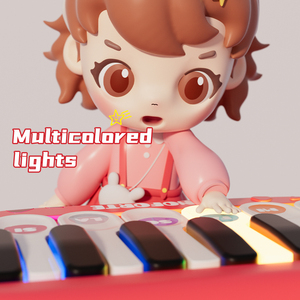 XST Nouveau <span class=keywords><strong>piano</strong></span> de poche éducatif pour bébé, clavier de dessin animé pour filles débutantes, jouet musical électronique miniature en plastique certifié ASTM - Product Image 6