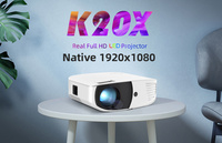 Byintek K20X — Mini projecteur vidéo LED, Portable, HD, supporte 1080P, pour Home cinéma