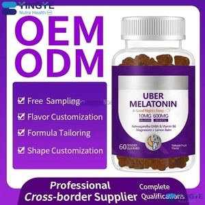 OEM自有品牌10毫克成人睡眠褪黑素软糖-有机纯素安眠整夜助眠剂 - Product Image 5