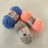 Polyester Bright Yarns Yarn 100 Polyester for Hand Knitting Toys, Bags