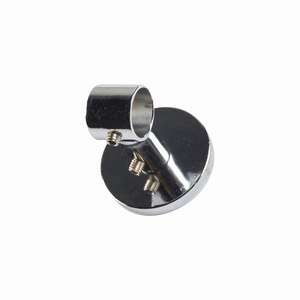 LINEA IDEAS 12 - SET DI 2 SUPPORTI IN METALLO CILINDRICO DA 3CM COLORE CROMO - Product Image 1