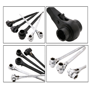 Bán buôn Tùy chỉnh hình lục giác có thể điều chỉnh giàn giáo <span class=keywords><strong>Ratchet</strong></span> cờ lê cờ lê nhọn đuôi <span class=keywords><strong>Ratchet</strong></span> cờ lê - Product Image 2