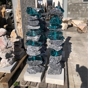 Verre flottant en pierre naturelle, roche de gravier, poli, pour <span class=keywords><strong>aquarium</strong></span> - Product Image 2