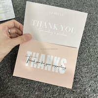 Cartes de vœux/cartes de visite/invitations de mariage/cartes de remerciement en papier couché avec impression numérique personnalisée à faible MOQ, estampage à chaud