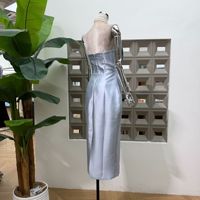 Robe de soirée sans bretelles pour femme Fine Fashion 2026 Nouvelle robe de soirée haut de gamme légère et luxueuse