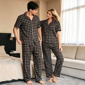 Conjunto de Pijamas Personalizados para Pareja, de Bambú y Viscosa, Suaves, de Manga Corta, Ropa de Dormir Fresca, Modal, Ropa de Casa para Hombre y Mujer - Product Image 2