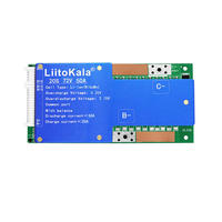 Papan Perlindungan Baterai Lithium LiitoKala BMS PCBA Equalization 48V 18650 Sel 200Ah 15kWh Solar IoT AC-PCB-G-310 1oz Tembaga