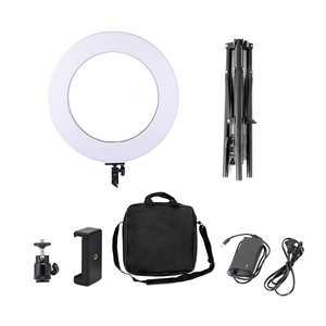 Offre Spéciale 18 pouces Dimmable À Piles 60W PHOTOGRAPHIE LED ANNEAU Lumineux Avec 2m trépied - Product Image 5