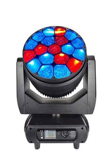 Projecteur de scène à tête mobile LED 1960RGB DMX512 avec zoom, faisceau et effet wash pour DJ et concerts - Product Image 5