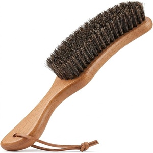 Brosse de nettoyage portable pour chaussures en cuir et baskets, à poils de cheval, pour dépoussiérer – Offre spéciale - Product Image 1