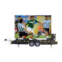 Ecran Led P10 Mobile, 10 pouces, pour véhicule, Van, remorque, camion monté