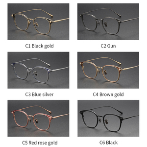Gran oferta MELLOW 2025, gafas de diseño clásico de lujo Vintage, monturas de gafas ópticas de <span class=keywords><strong>la</strong></span> <span class=keywords><strong>vieja</strong></span> <span class=keywords><strong>escuela</strong></span>, monturas clásicas de moda para hombres - Product Image 5